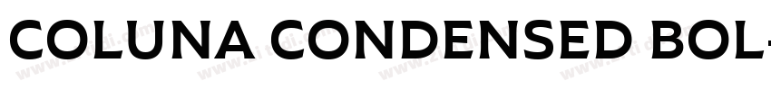 COLUNA CONDENSED BOL字体转换